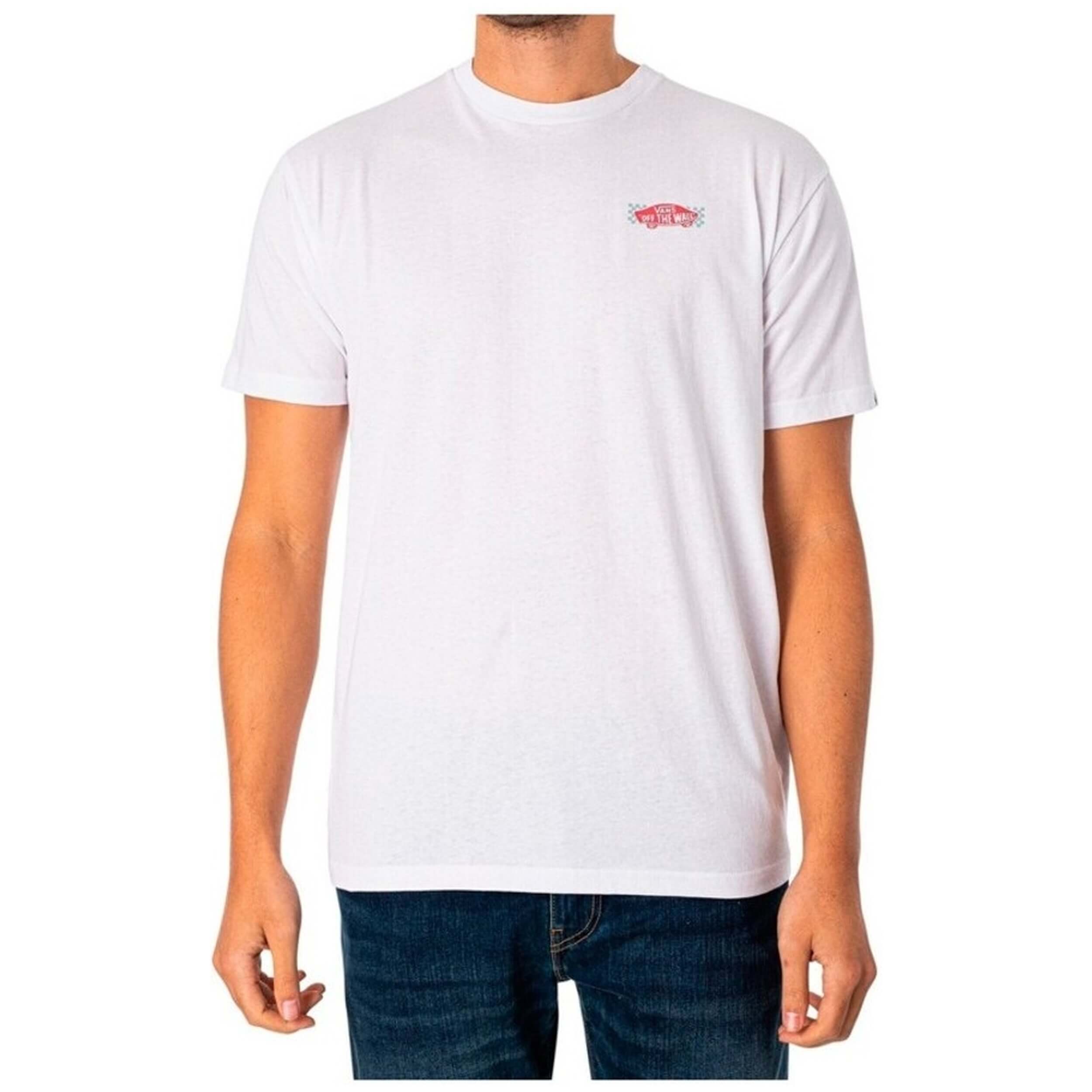 Camiseta Vans Wayrace Blanco Hombre