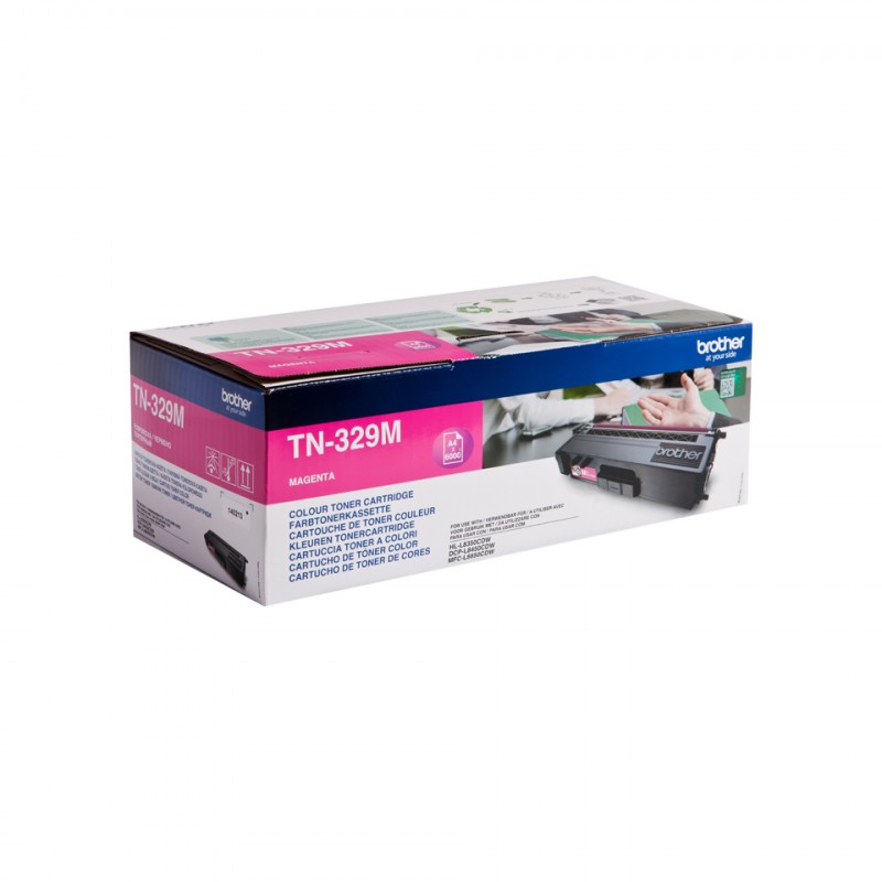 Brother - TN-329M cartucho de tóner 1 pieza(s) Original Magenta TN-329M