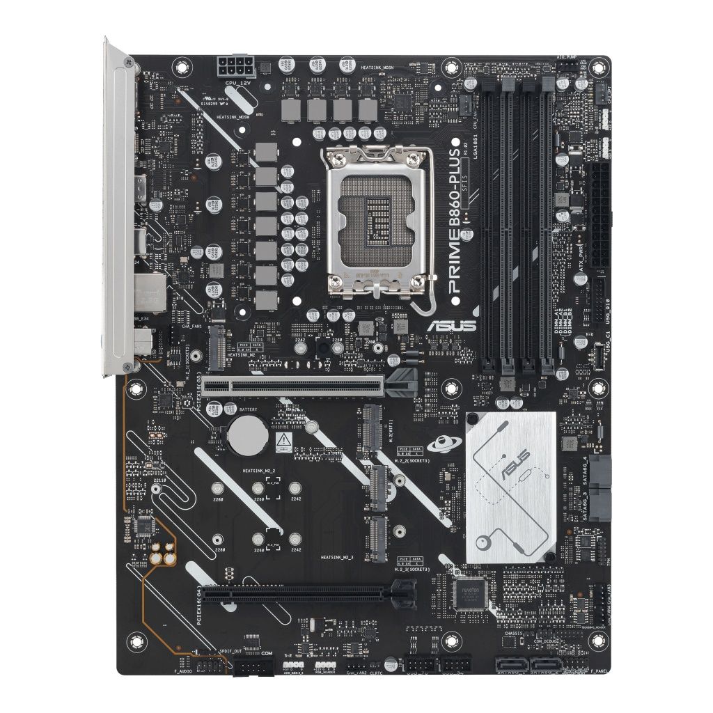 Asus - Placa base PRIME B860-PLUS-CSM para PC con socket LGA 1851, compatible con procesadores Intel Core Ultra y memoria DDR5 hasta 256 GB