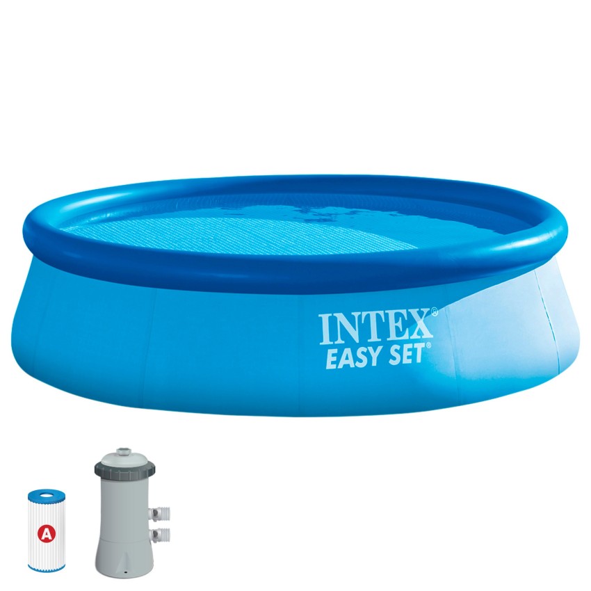 Piscina hinchable circular INTEX Easy Set 3,66m x 76cm con depuradora