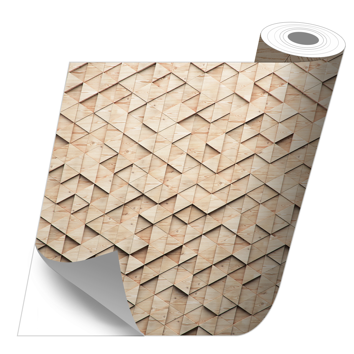 VINILIKO, Rollo sticker Triángulos 3d