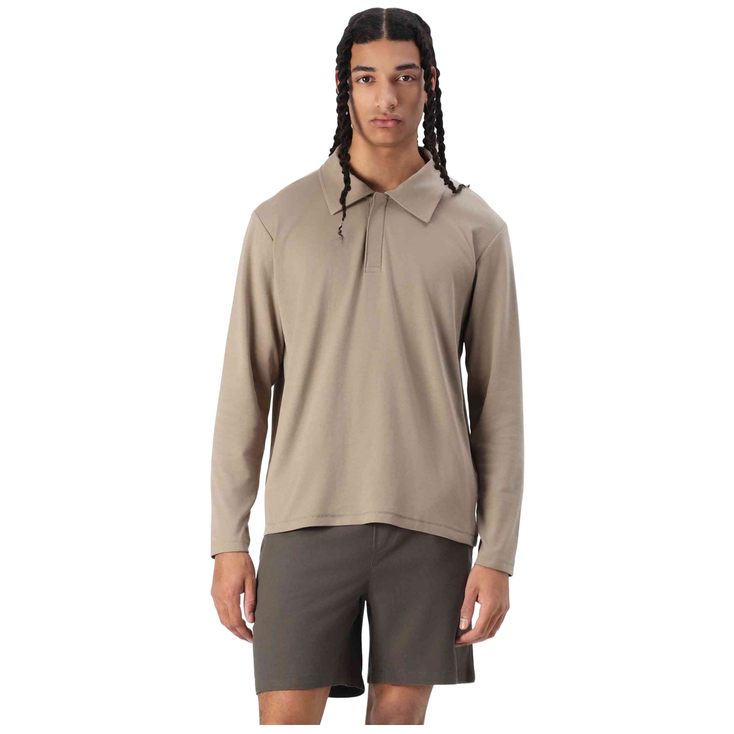 Polo De Manga Corta Jack & Jones modelo 12276700 para Hombre en color Beige