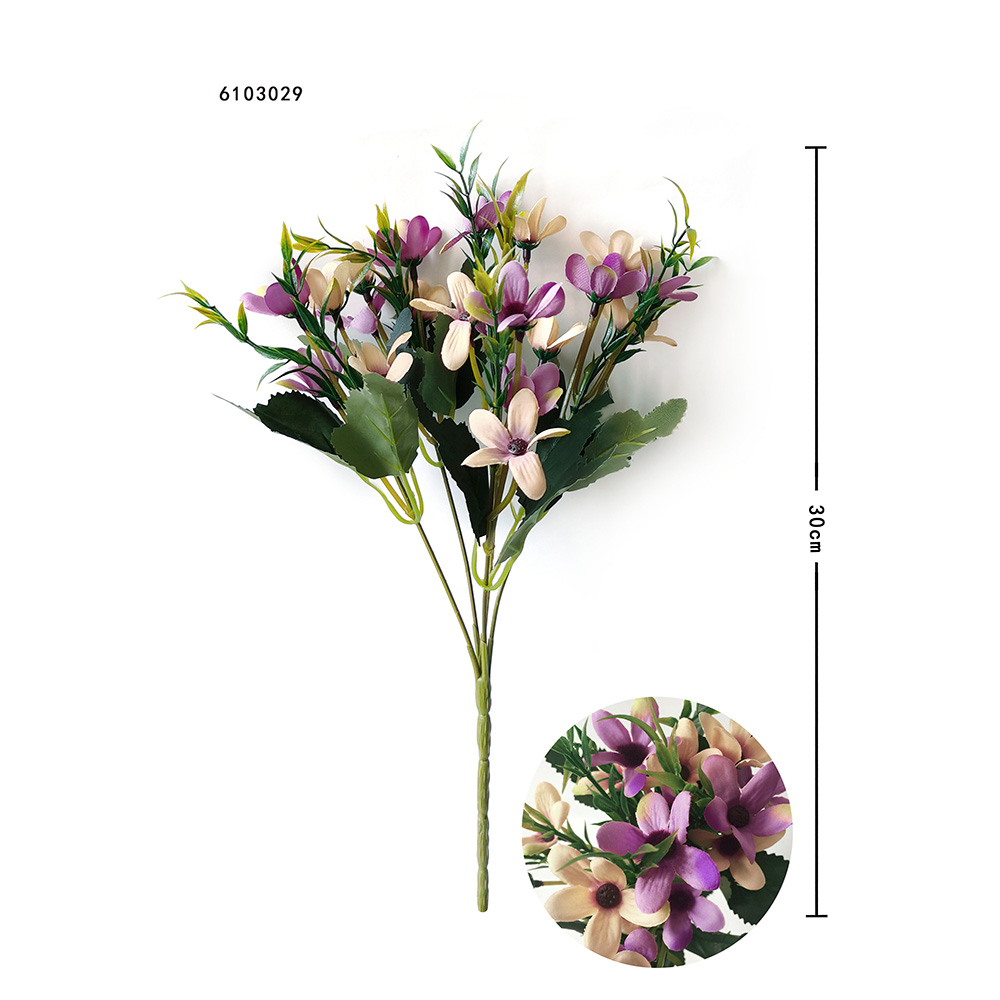 Poenia Arte Floral - Ramo Floral Decorativo Artificial 30cm - Pack de 3