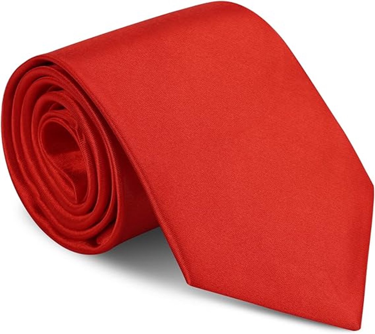 Herenstropdas, 8 cm breed, verkrijgbaar in meerdere kleuren, effen kleur, geschikt voor bruiloften, zakelijke gelegenheden en formele evenementen, 145 cm lang, rood.