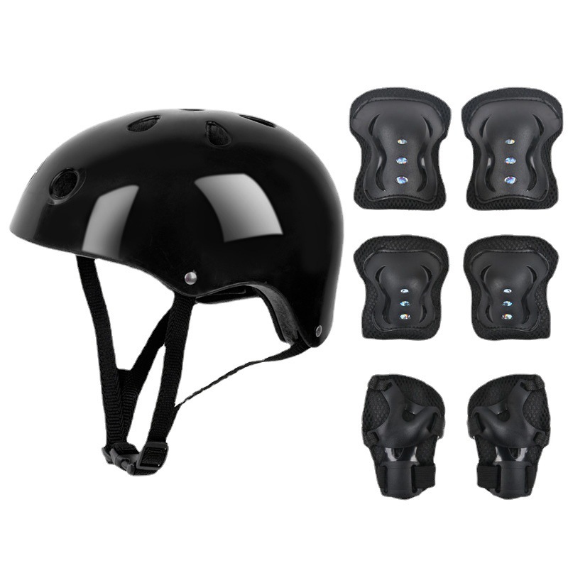 TK Niños Casco Rodilla Codo Pad Ciclismo Skate Bike Protecs