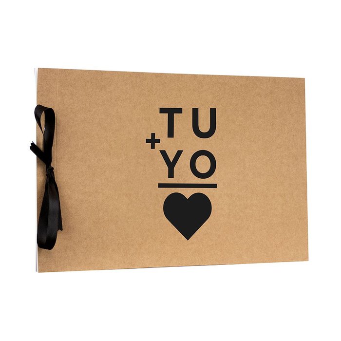 DEMARK ALBUM FOTOS/FIRMAS/DECO TU&YO 10 HOJAS BLANCAS 30X20 LIBRO FIRMAS 20x2x30 Cms.