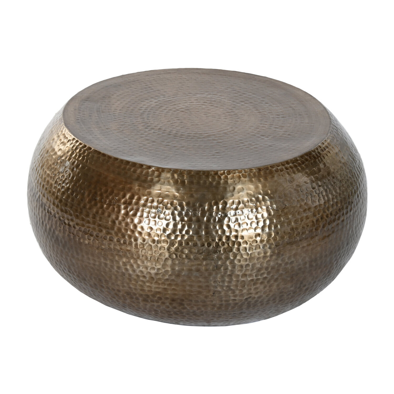 Mesa centro aluminio 60x60x30 dorado , El mejor complemento para tu hogar.