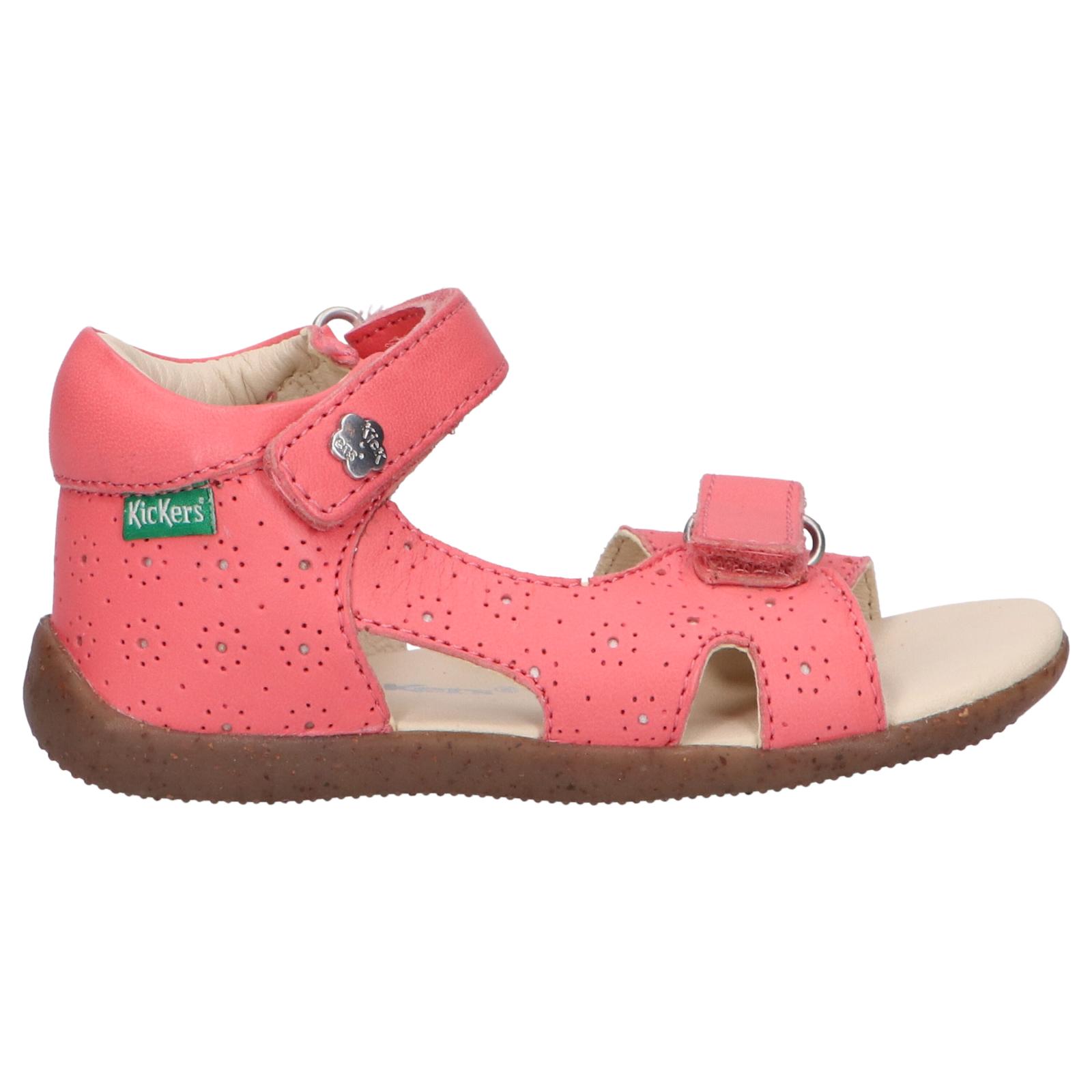 Kickers girl's sandals 860594 -10 binsia-2 132 rose perfo