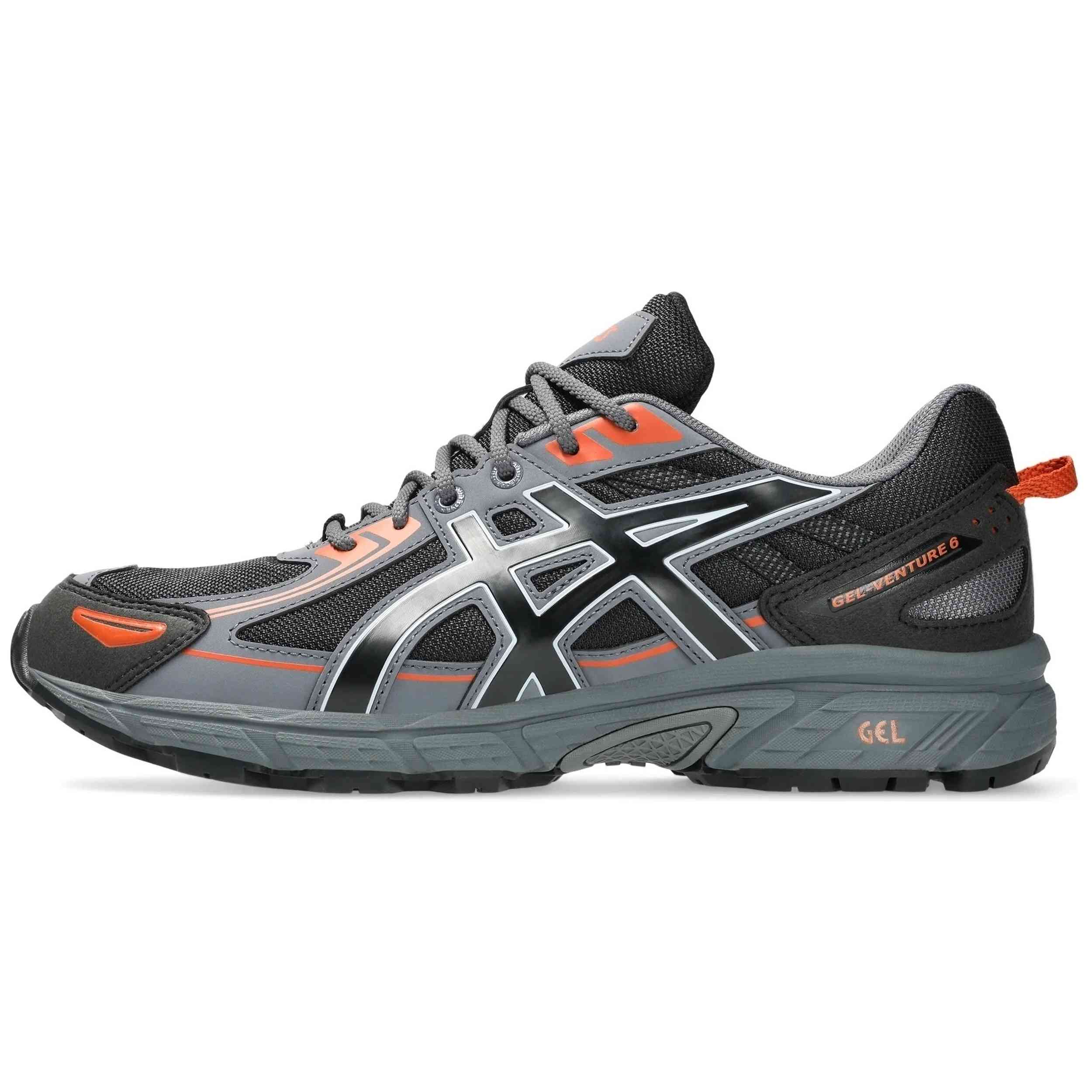Zapatillas Asics modelo Gel-Venture 6 "Black/Orange" para Hombre en color Gris