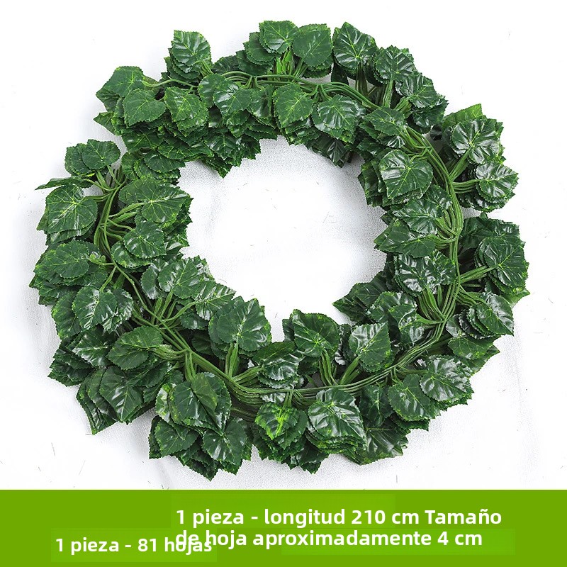 TK Juego De 12 Piezas Ivy 240cm Verde Plástico Hojas De Plantas Artificiales Vínculo Para Arco De Boda Decoración De Baño Y Hogar Guirnalda De Fiesta