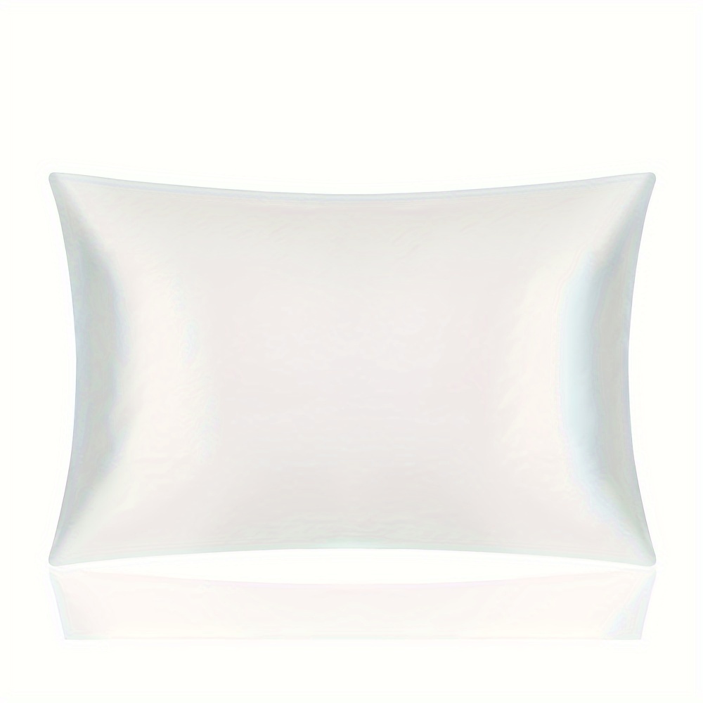 CA Funda de almohada de Seda Pure Mulberry 100% con Cierres de Cremallera Oculto suave y natural para Pelo y Pelo sin núcleo de almohadaITO