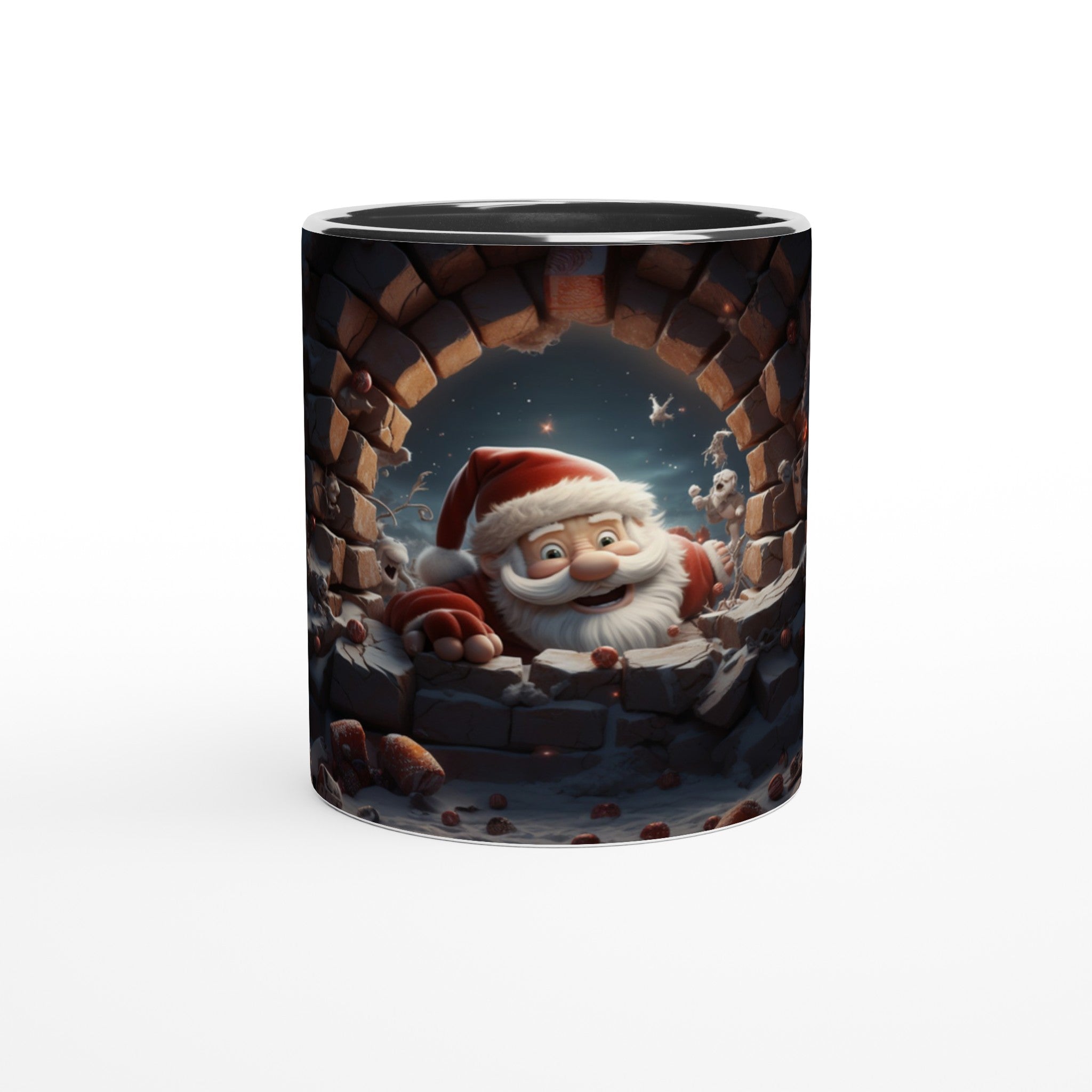 Taza de Papá Noel Navideña de Cerámica de Alta Calidad para Regalos Originales