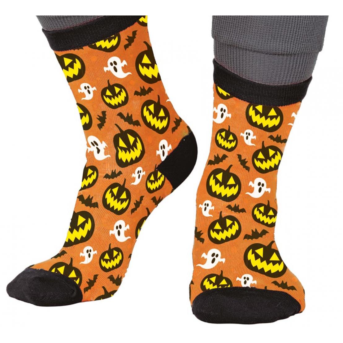 Guirca Calcetines de Calabazas y Fantasmas para Halloween en números del 22 al 48