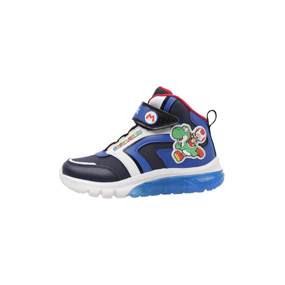Geox J CIBERDRON BOY J Deportivas Con Velcro Niño Azul