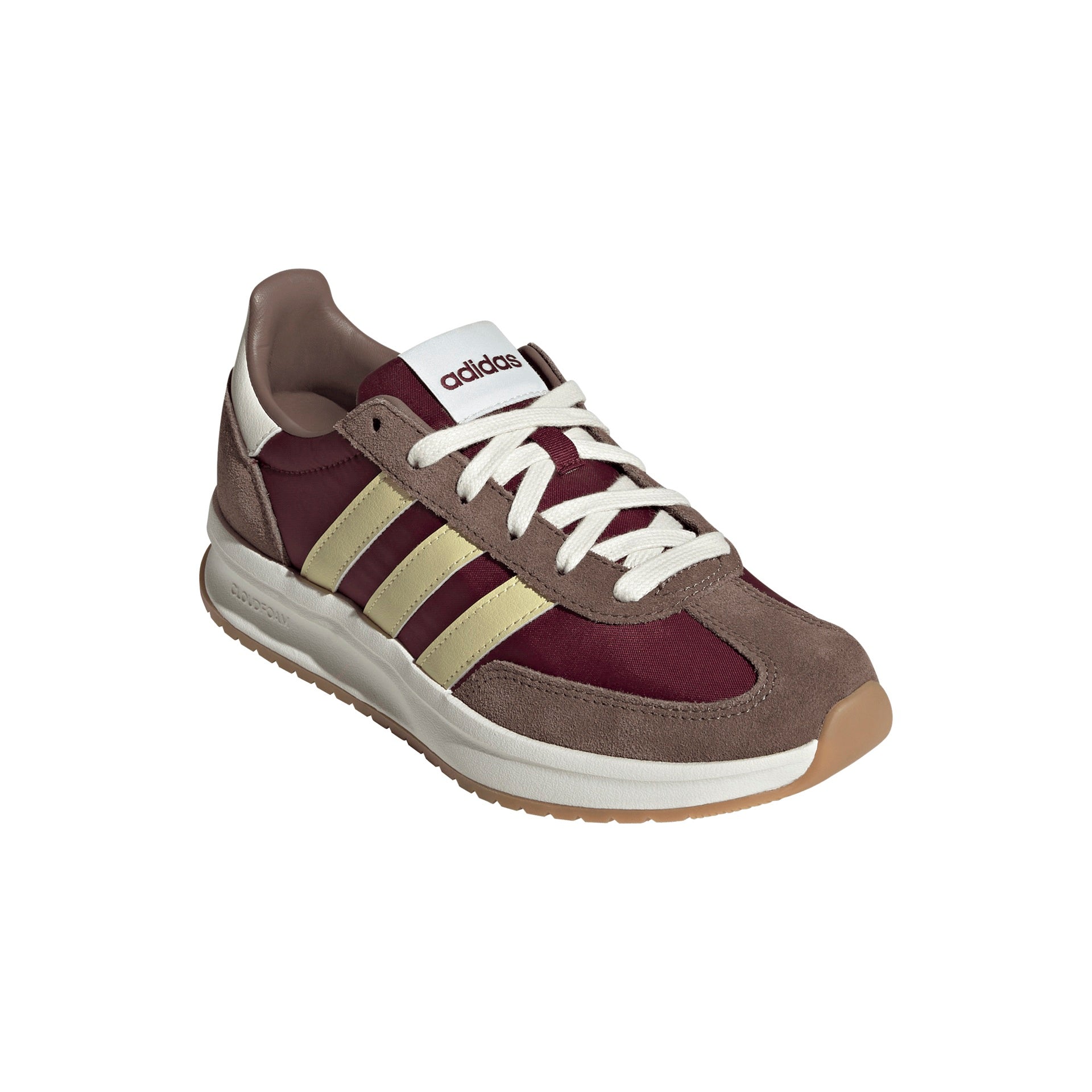 Zapatillas Running Adidas - Mujer - Suela Plana - Modelo Jq9589 - Color Marron