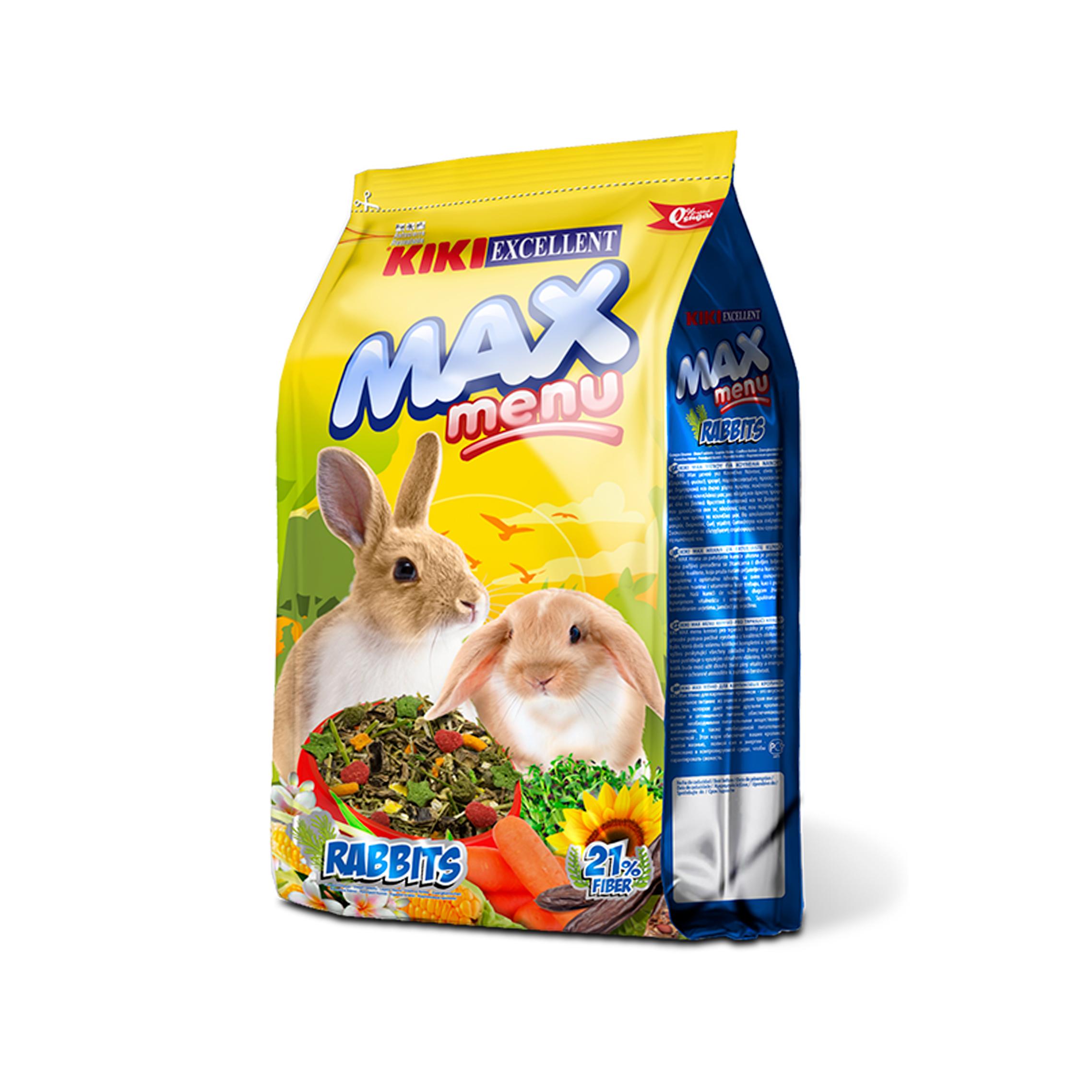 Kiki Max Menu Conejos Enanos - Alimento Completo para Conejos Enanos