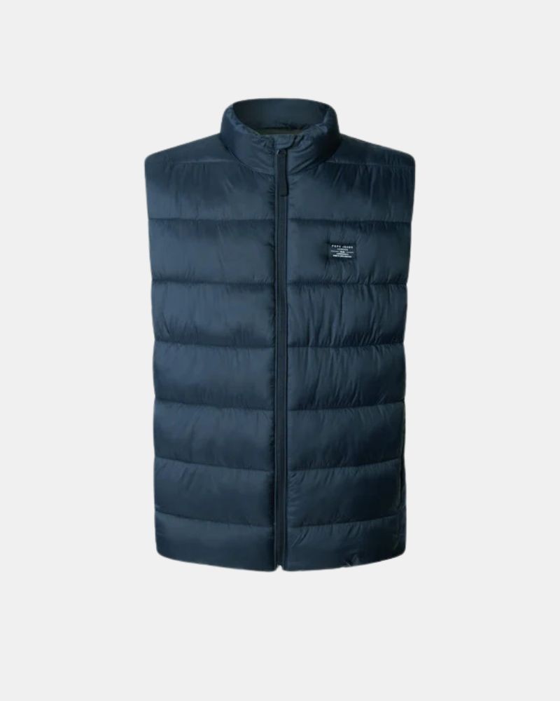 PEPE JEANS PM4027189 PUFFER Abrigos Chaleco Hombre Azul