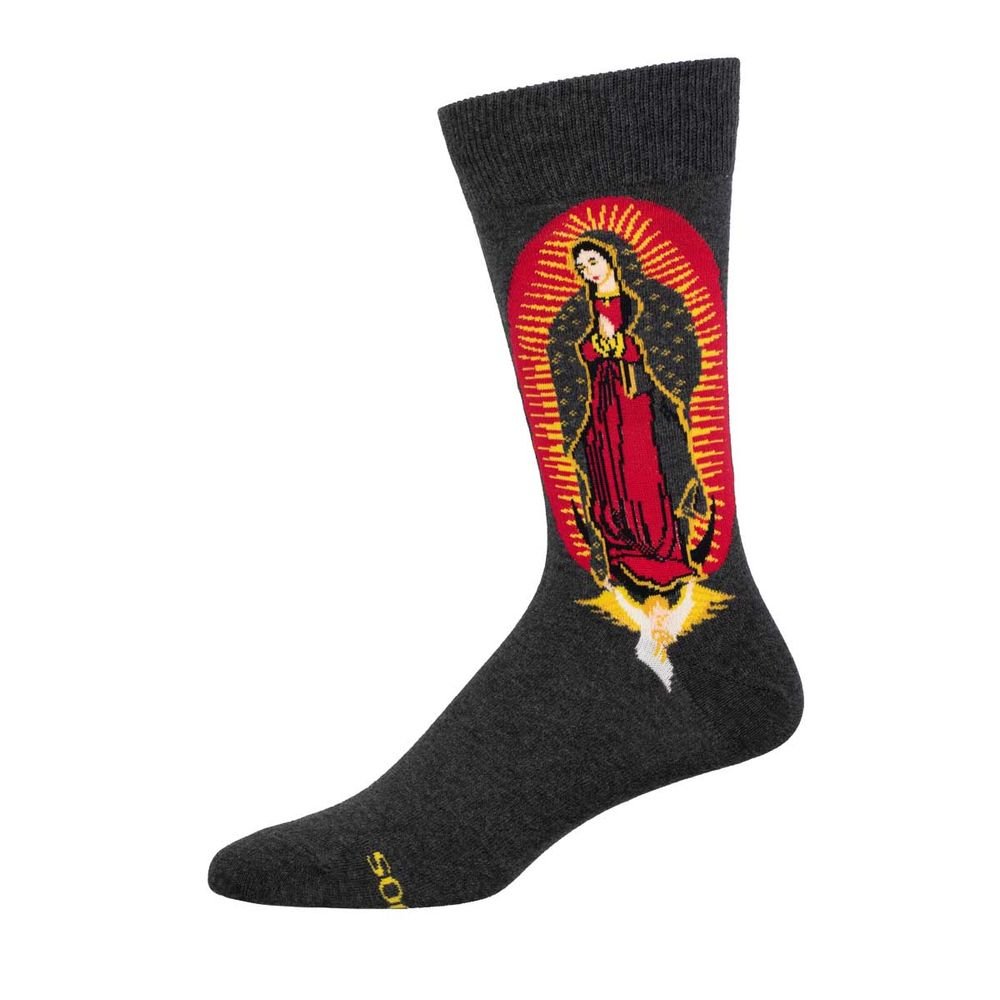 SOCKSMITH CALCETINES DE ALGODON MEDIA CAÑA GUADALUPE 40-46 MEN S NOVELTY CREW