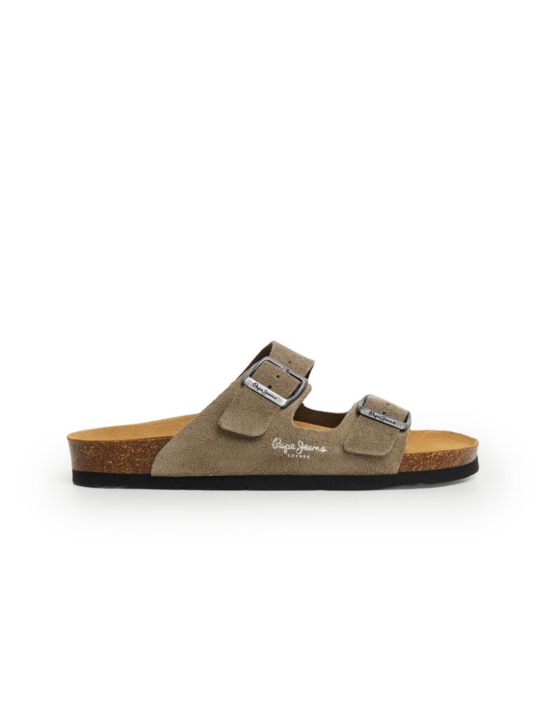 Sandalias Ante Pepe Jeans PLS80009 Taupe Mujer