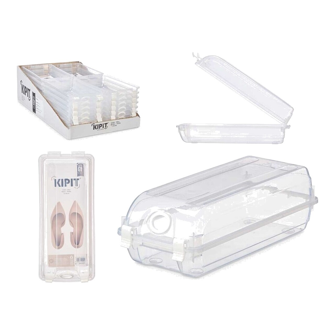 Caja De Plástico Para Zapatos 32,5X14,5X10cm 328867