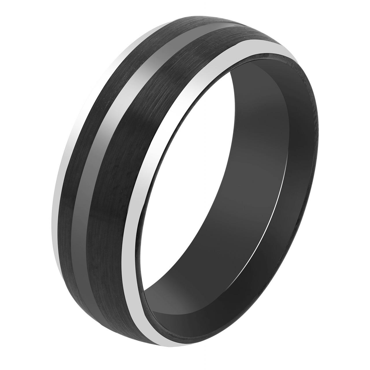 Akzent®Anillo Masculino em Tungstênio - Tam.68 - 0099