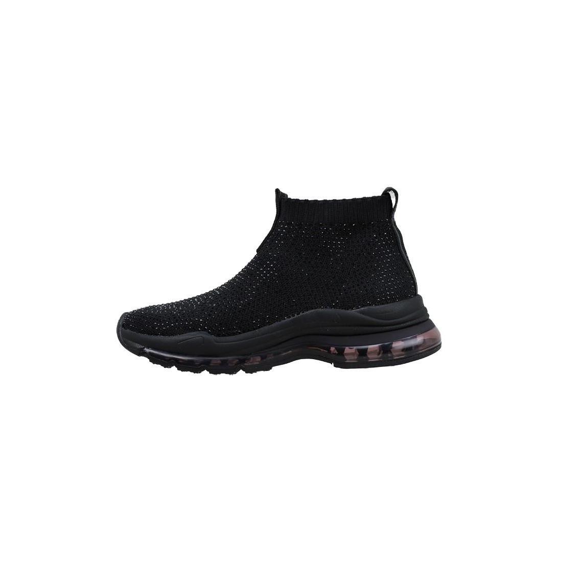Xti 43387 zapatilla deportiva alta plataforma mujer Negro