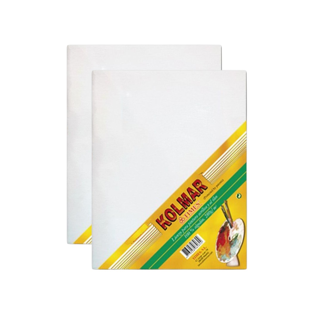 LIENZO para pintar, Lienzo de Alta Calidad para Pintura en Óleo y Acrílico, lienzo blanco PACK 1/2/4 unidades, Tela de Algodón 100%, Textura Fina y Resistente, Fácil de Pigmentar, Ideal para Artistas Profesionales