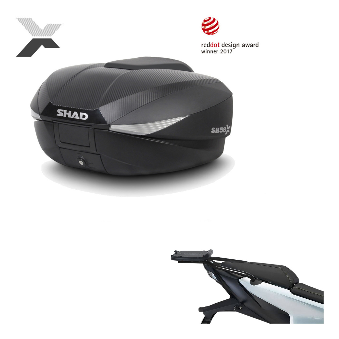Baul Trasero + Herraje Montaje Sh58x KIT-182415