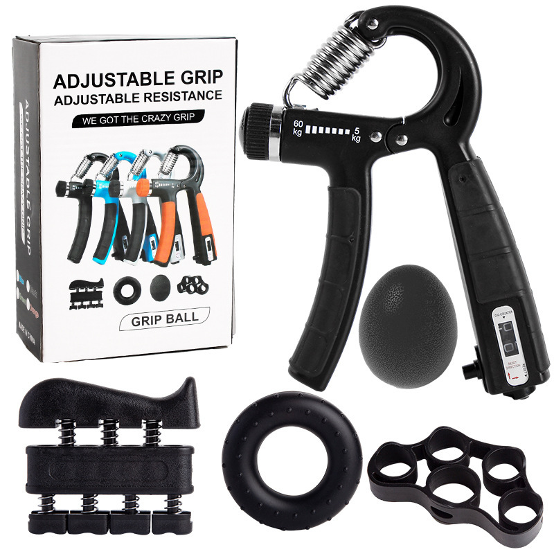 Juego de Ejercitadores de Mano Ajustables – Kit de 5 Piezas para Fortalecimiento Muscular