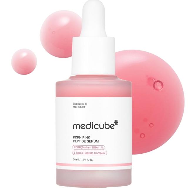 Medicube  Sérum Facial PDRN Pink Peptide Serum 30ml,Suero facial coreano anti-edad, Reduce líneas finas y arrugas, Aporta elasticidad, firmeza Cuidado facial K-Beauty NOVEDAD