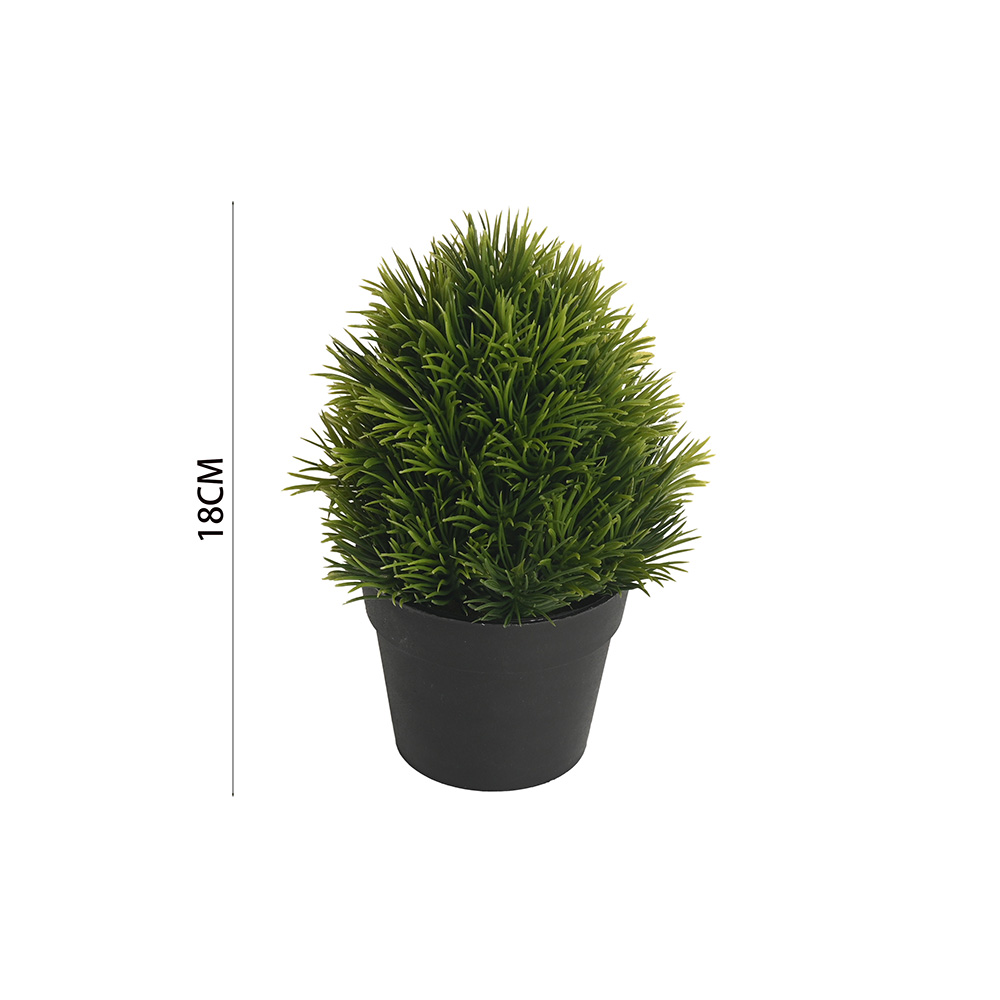 Poenia Arte Floral - Planta Bonsai Artificial en Maceta 18cm 2pcs - REF 631012 - Decoración Realista - Fácil Cuidado - Sin Mantenimiento