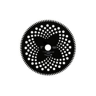 CA Hoja de sierra circular de carburo para desbrozadora, 230 mm, 100 dientes, para corte mecánico