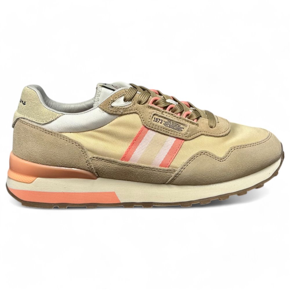 Zapatillas casual para mujer Pepe Jeans Kingston Heritage W PLS40033 Beige