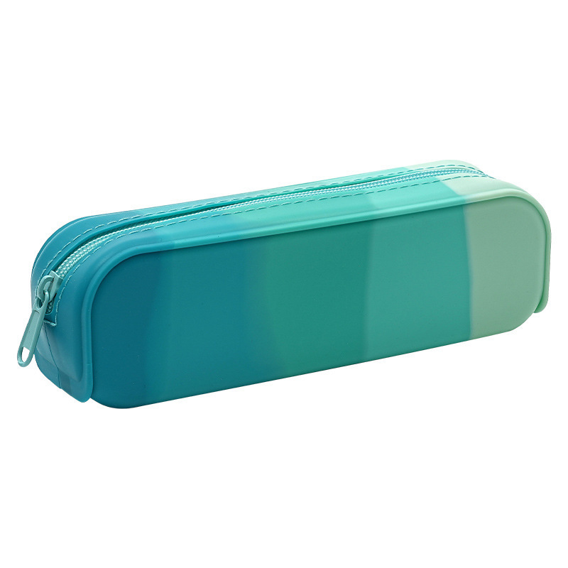 OmHome Estuche Escolar, Estuche portalápices, Estuche Multiusos. Estuche Colegio, Estuche Moderno, Bolsa de lápices Escolar, Estuche lápices, Silicona, 18.5 cm Largo x 7.5 cm Alto,