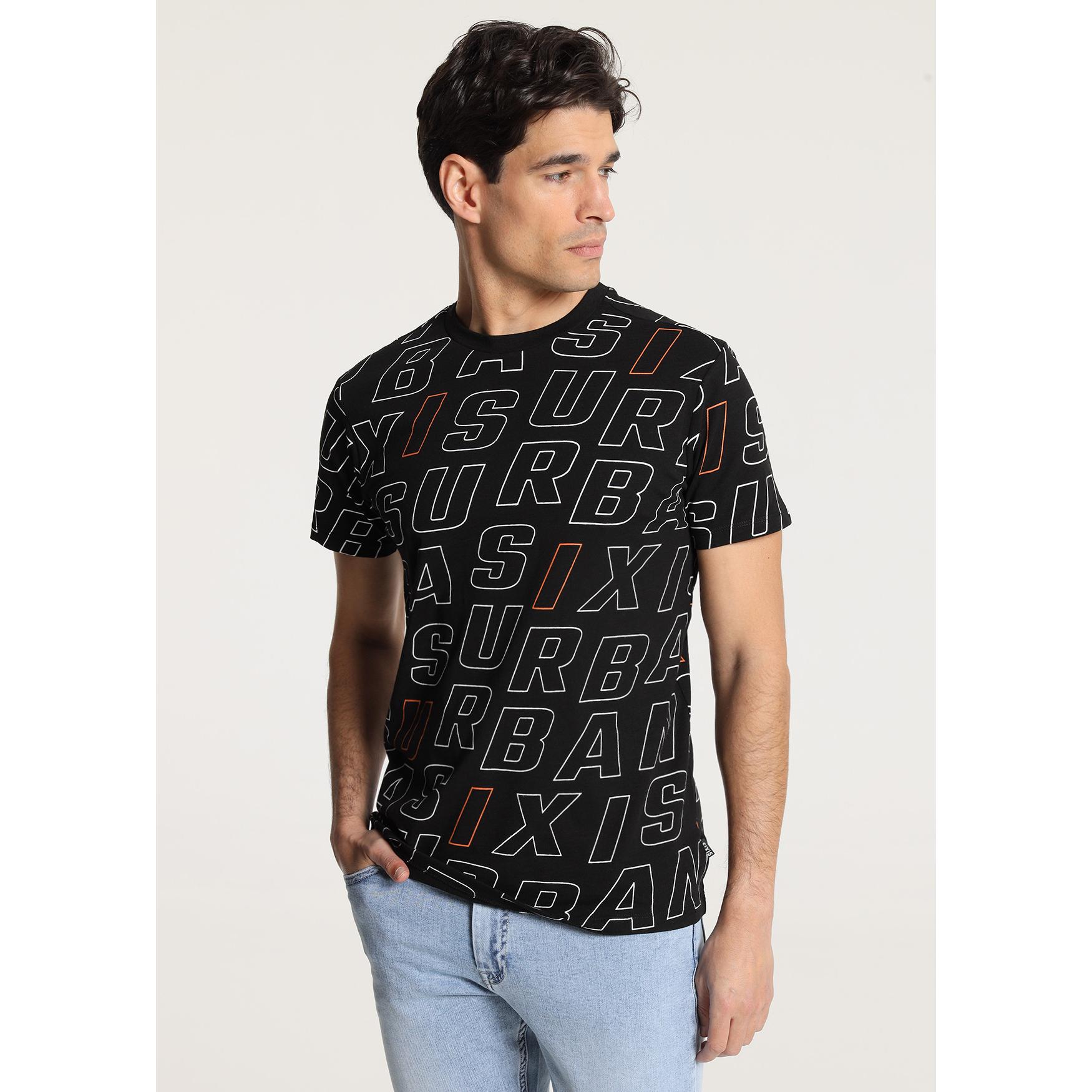SIX VALVES - Camiseta Full Print Six Black