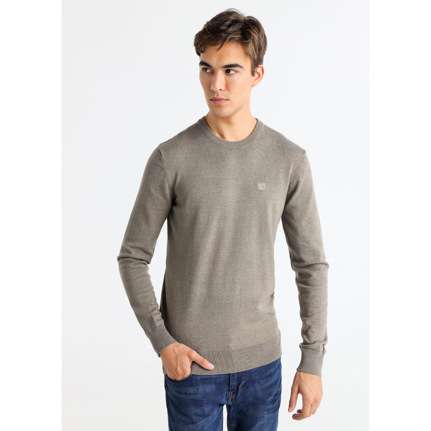 BENDORFF - Jersey básico de punto cuello caja Logo bordado