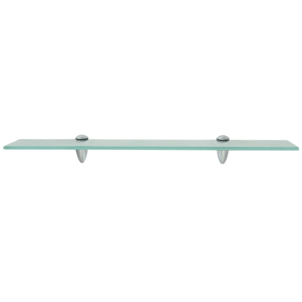 vidaXL Estante flotante de cristal 60x20 cm 8 mm Transparente, Negro, Blanco Mueble Almacenaje Estantería para Oficina, Estudio, Dormitorio Estantería/Librería/ mueble de Almacenamiento
