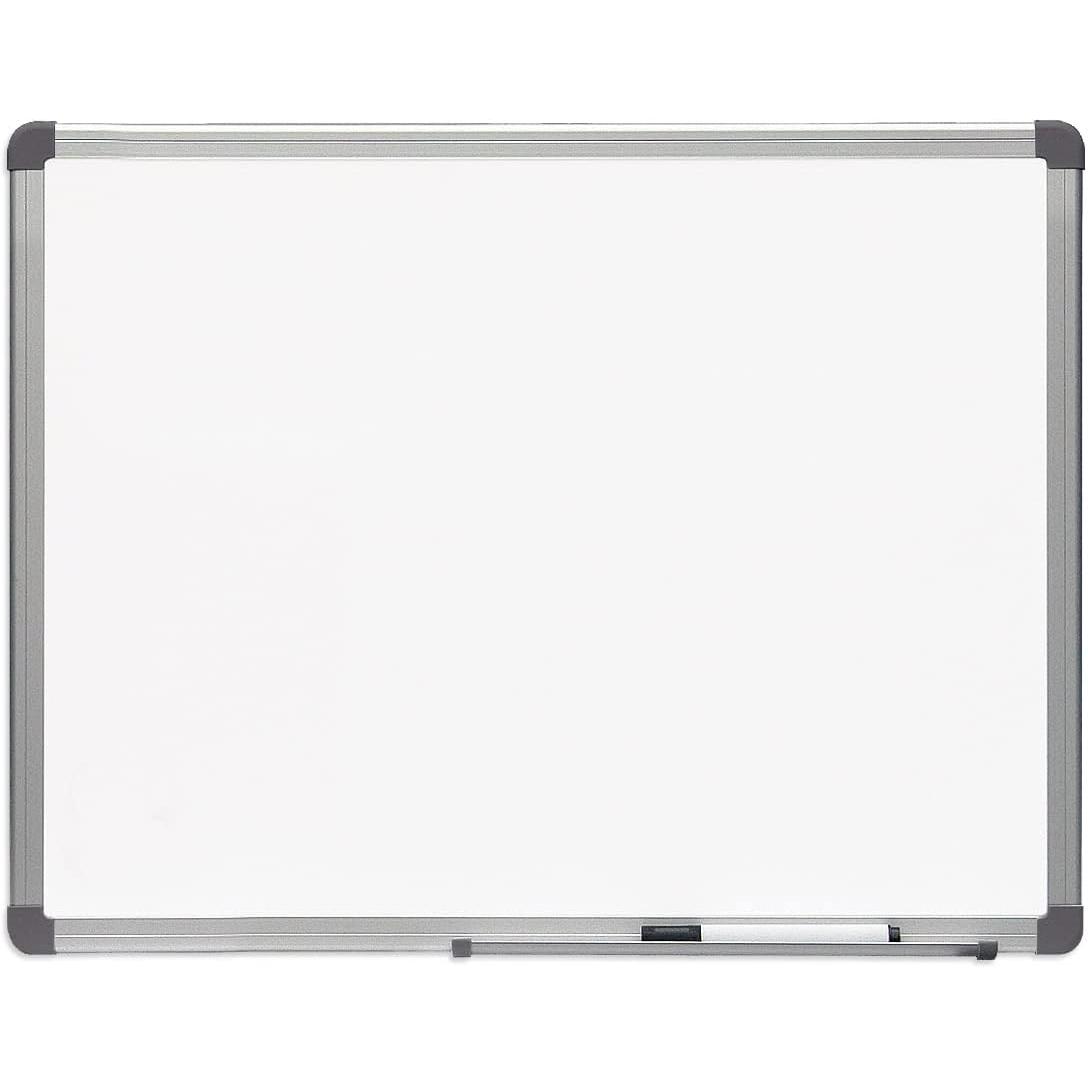 Pizarra Magnética, Pizarra Blanca Pared, Pizarra de Rotulador Marco Aluminio, Pizarras Magnéticas para Uso Escolar, Laboral o Personal, Superficie Suave y Brillante - Ofituria
