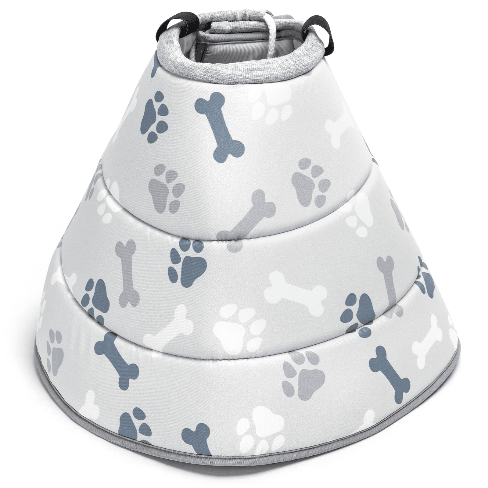 Nobleza Collar Isabelino Perro Plegable, Collar de Cono para Perros Anti- Mordida Ajustable