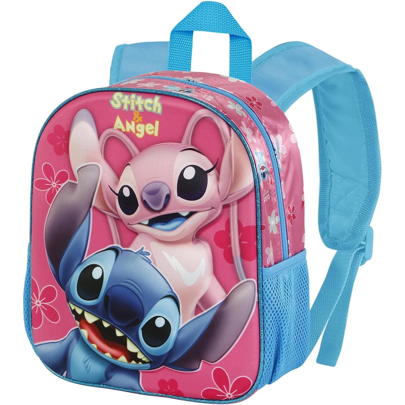 New Import Mochila 3D Lilo y Stitch 31x27x11cm Producto Oficial Regalos