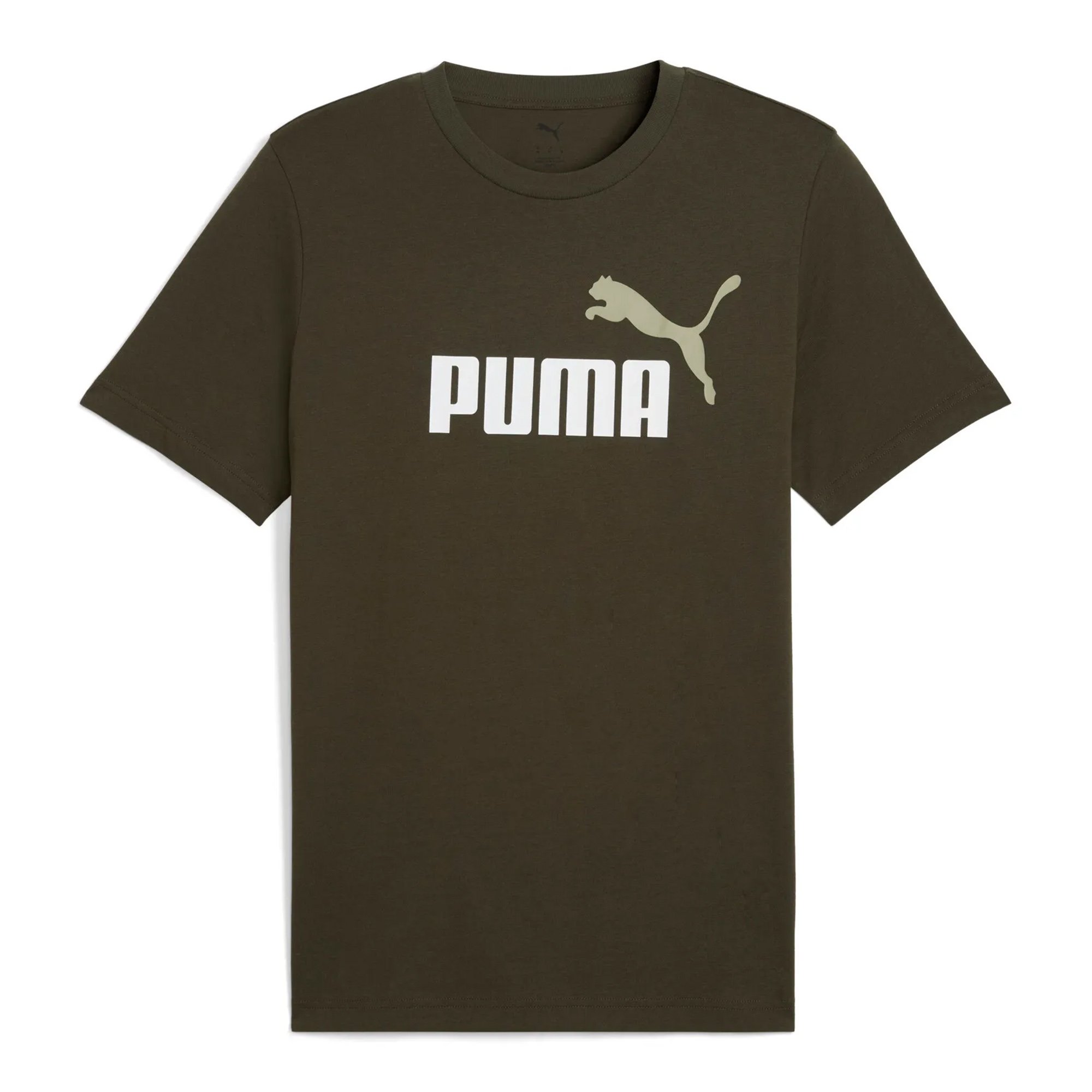 PUMA Camiseta Hombre - ESS 2 Colour No. 1 Logo Tee, cuello redondo, manga corta, uni