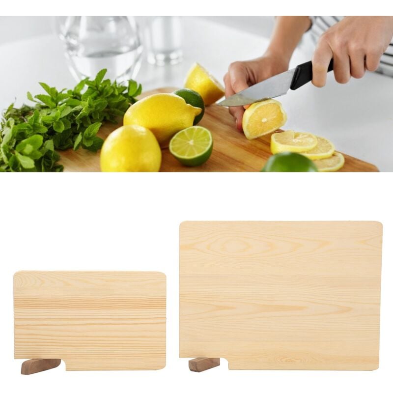CA Tabla de cortar de bambú, juego de tablas de cortar de madera coloridas, superficie antibacteriana, perfecta para cortar pan, verduras, frutas y carnes.