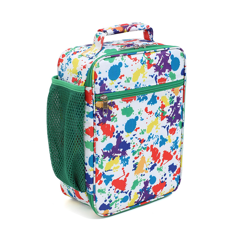 CA Nueva bolsa de almuerzo de tela Oxford, bolsa aislante portátil, lonchera para picnic al aire libre, paquete de hielo