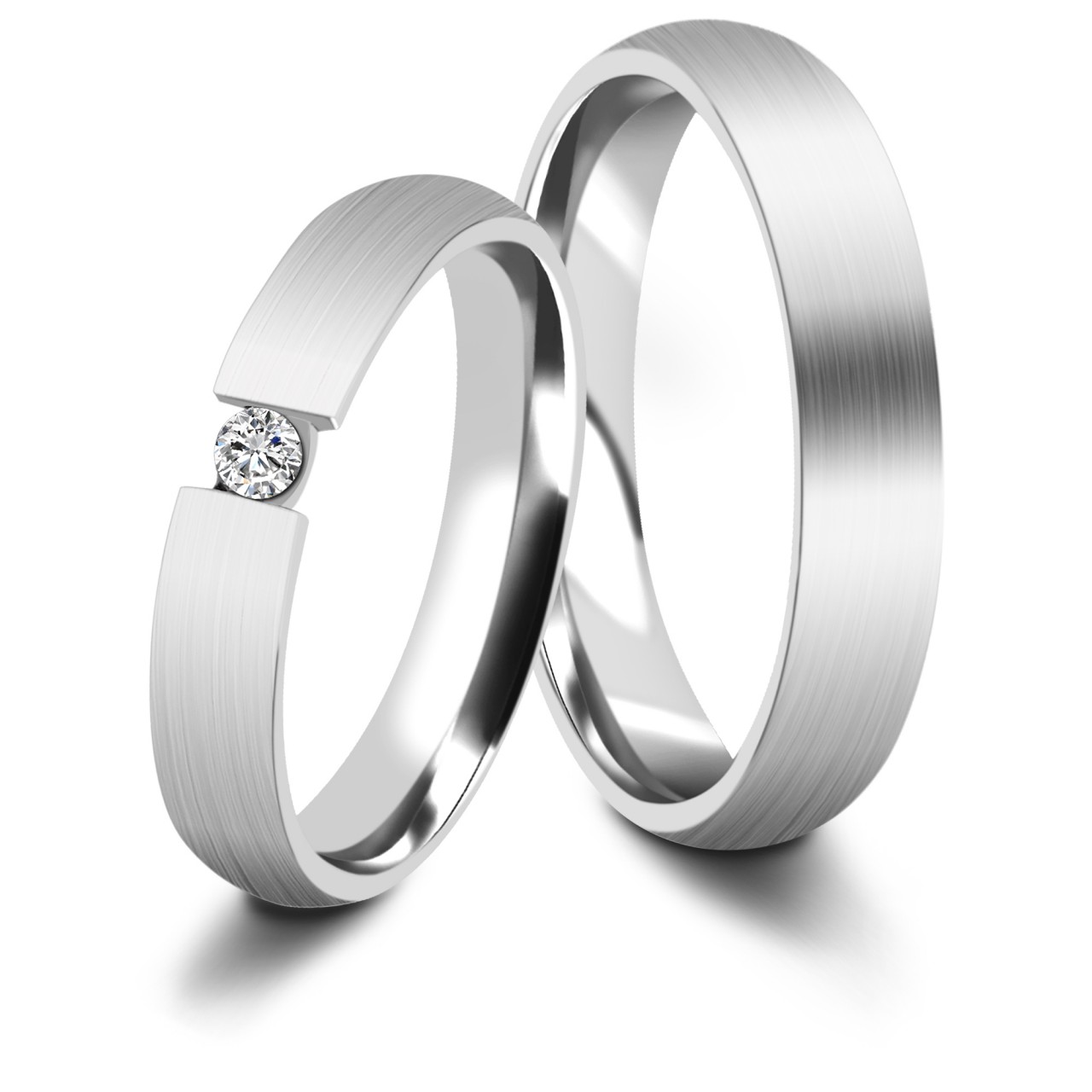Akzent® Anillo Masculino Namorados / Noivado / Amizade em Aço Inoxidável – Tam.60 – 0118