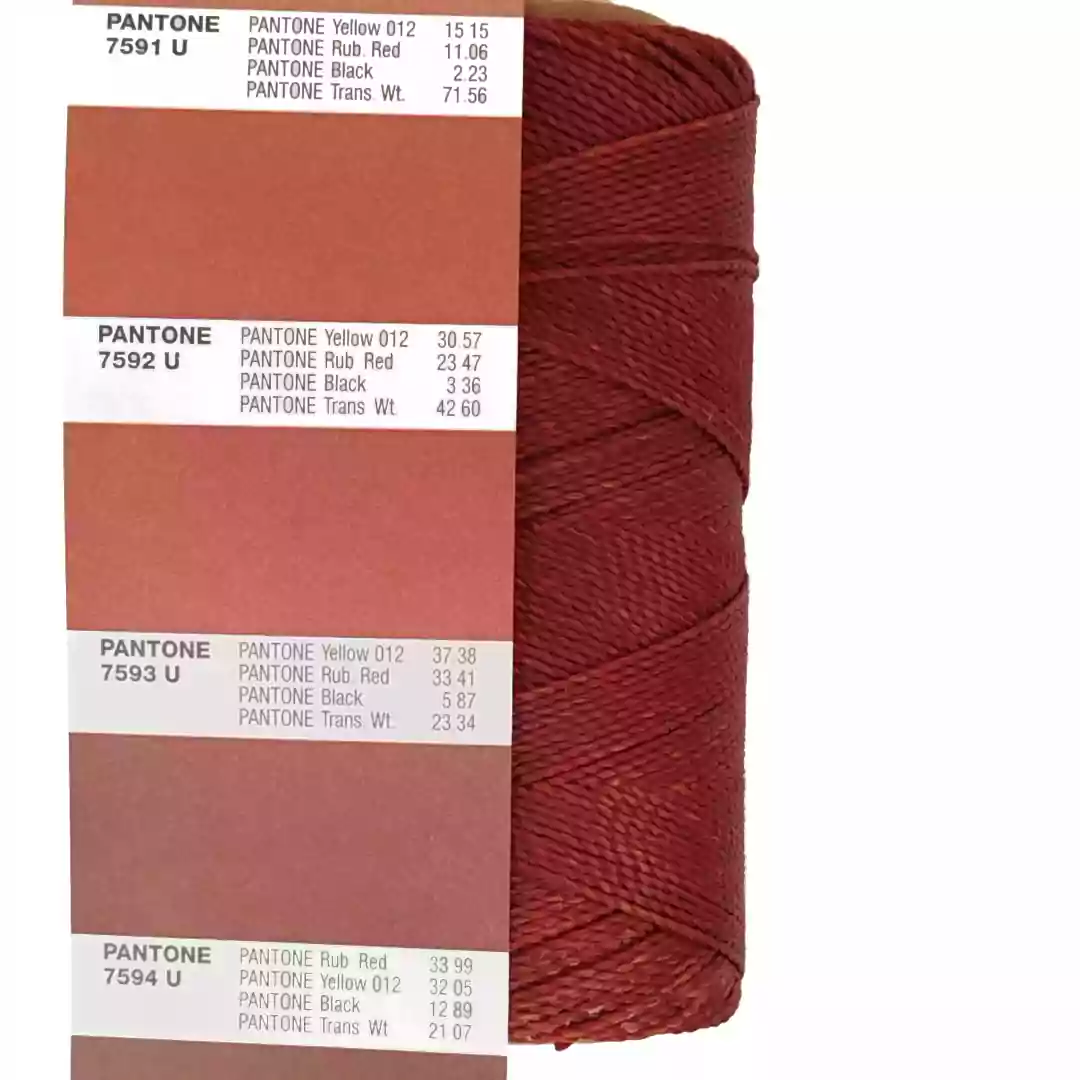 Hilo Encerado Profesional Linhasita 100gr - 0.5mm, 337 Metros, Hecho en Brasil, para Macramé, Coser de Cuero, Etc ...