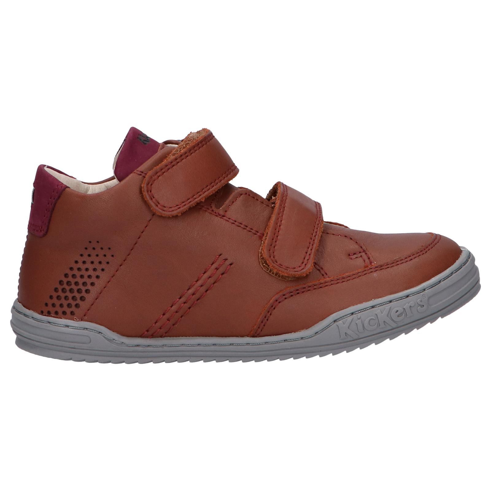 Kickers boy's shoes 830110   Jouvo 91 brown bordeaux
