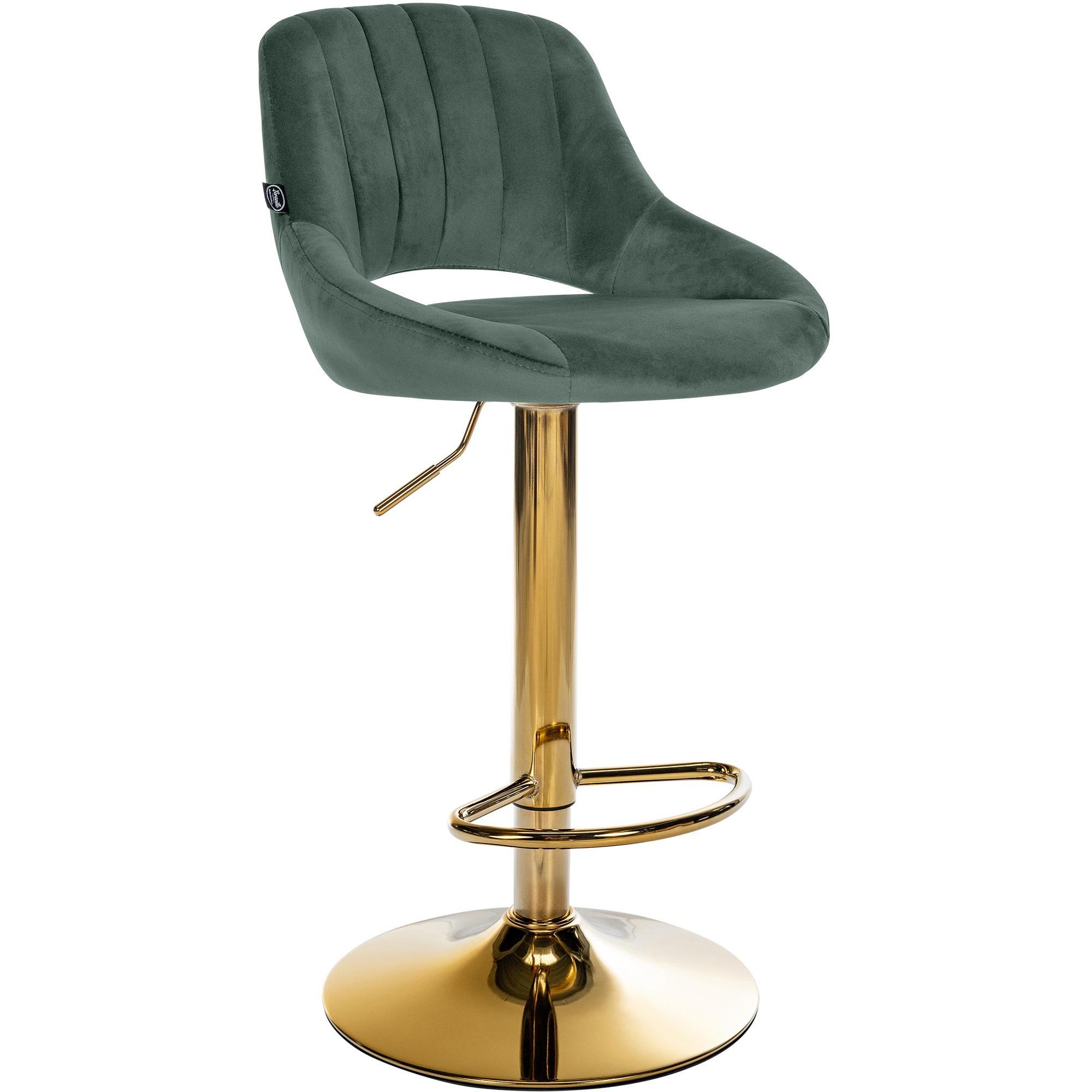 Barhocker Milet Samt gold