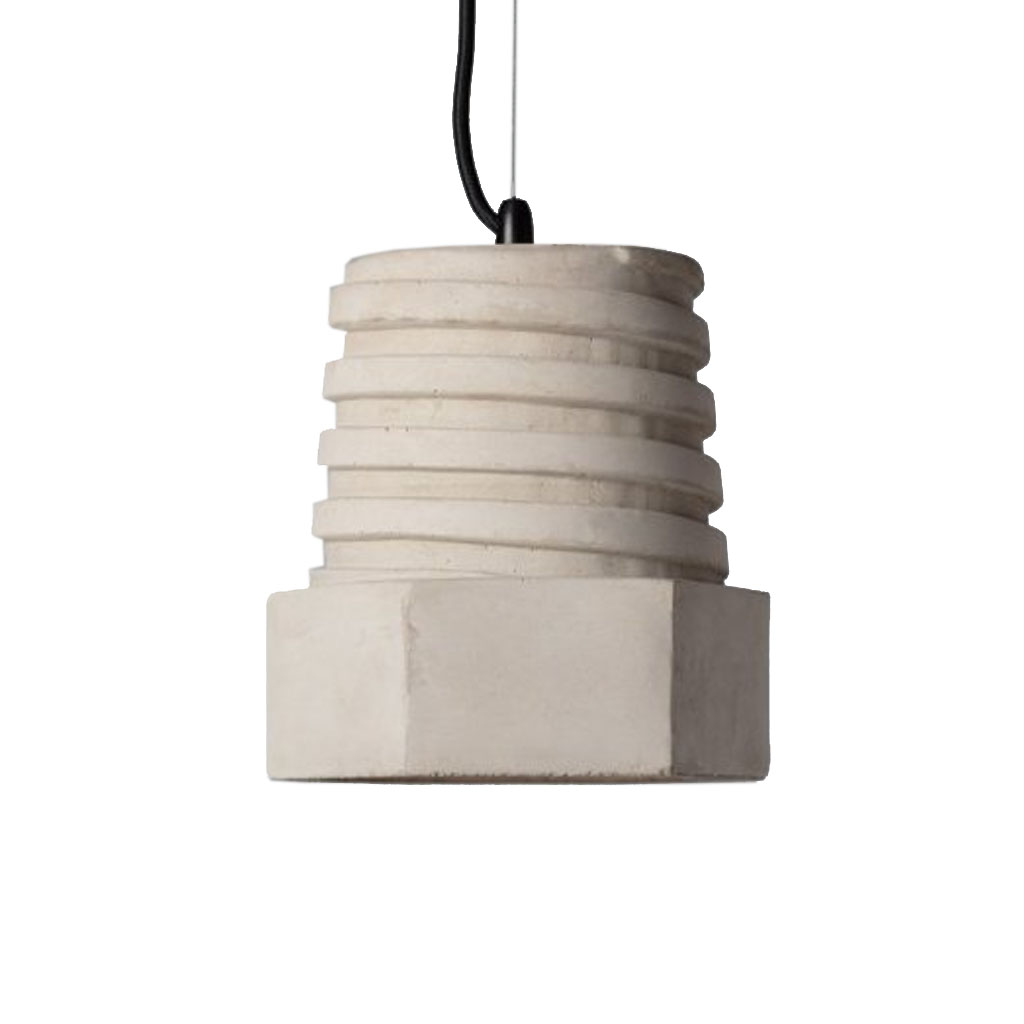 ORION91® - Unidad - Bombilla LED, hormigón lámpara colgante E27, bajo consumo, iluminación - spaziOrion91