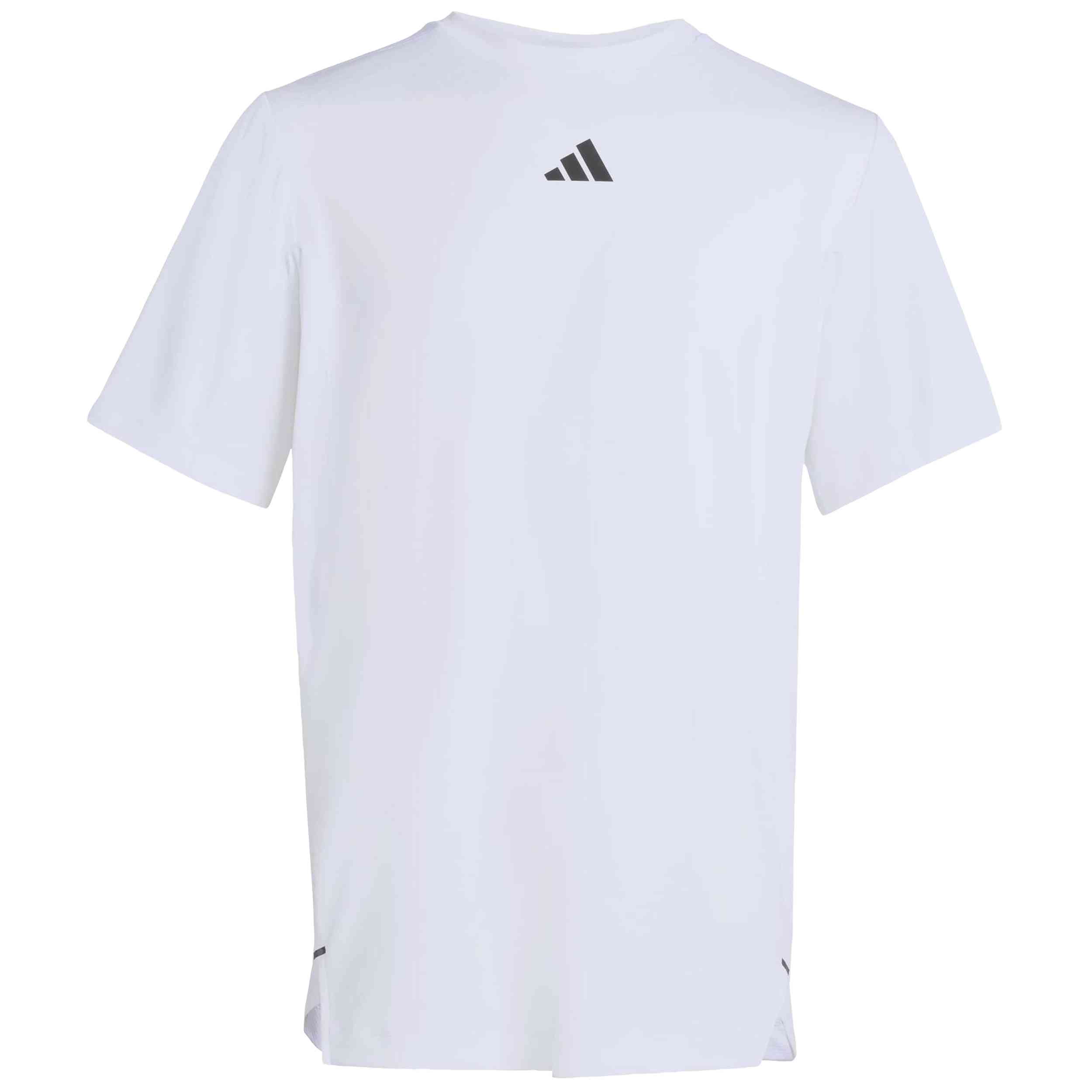 Camiseta De Manga Corta Adidas modelo D4T PrimeLift 3 Stripes T-Shirt "White" para hombre y mujer en color Blanco