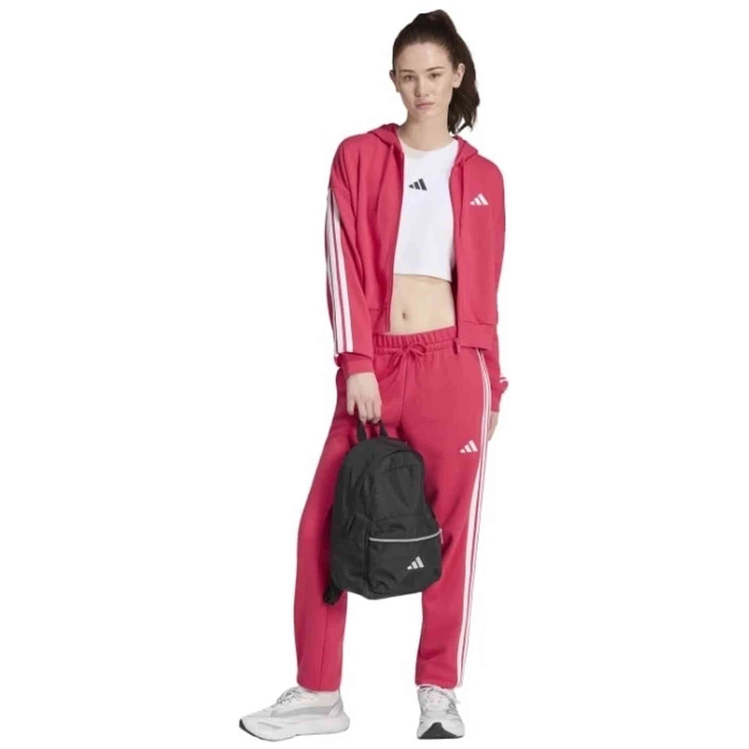 Sudadera Adidas modelo Essentials 3-Stripes para Mujer en color Rosa